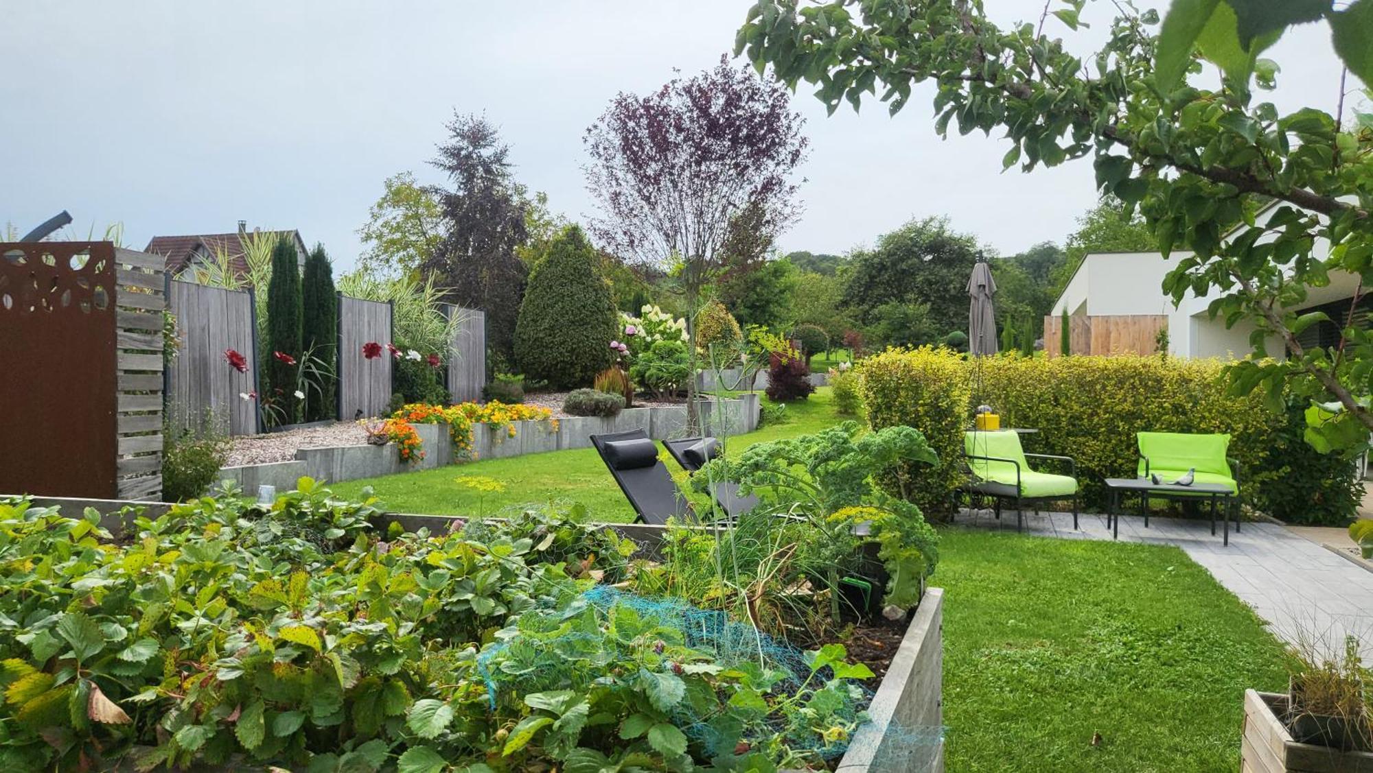 Manspach Le Jardin Des Pies Bed & Breakfast エクステリア 写真